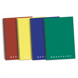 Cuaderno monocolor a4 160 h tapa extradura (rojo, amarillo, azul, verde) Cuaderno monocolor a4 160 h tapa extradura (rojo, amarillo, azul, verde)