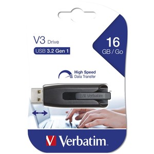 Verbatim v3 usb drive 3.0 super speed, 16gb (0,24 lpi incluido) Verbatim v3 usb drive 3.0 super speed, 16gb (0,24 lpi incluido)